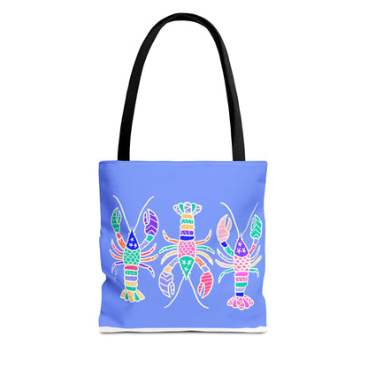 Hand-Drawn Lobster Tote Bag — Beachy Seafood Shellfish Market Tote