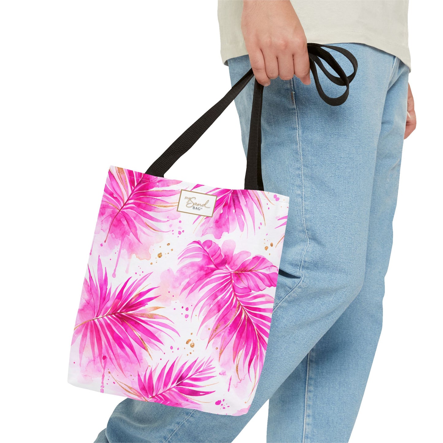 My Sand Bag™ | Pretty Pink Palm Tote