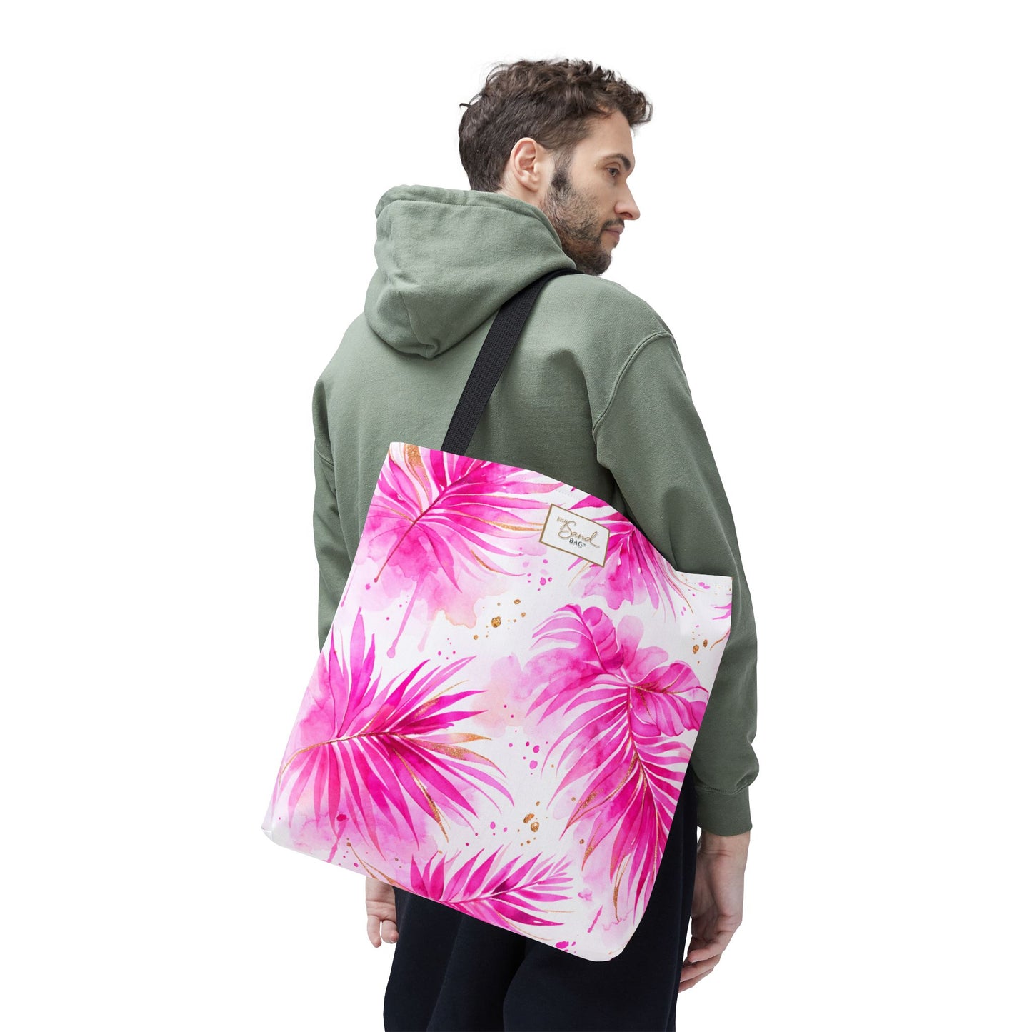 My Sand Bag™ | Pretty Pink Palm Tote
