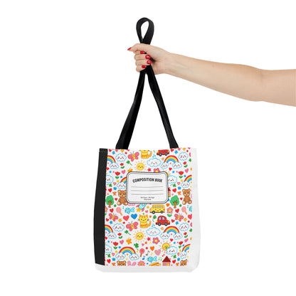 Primary Colors Teacher Tote Bag | Back to School Gift | 3 Sizes