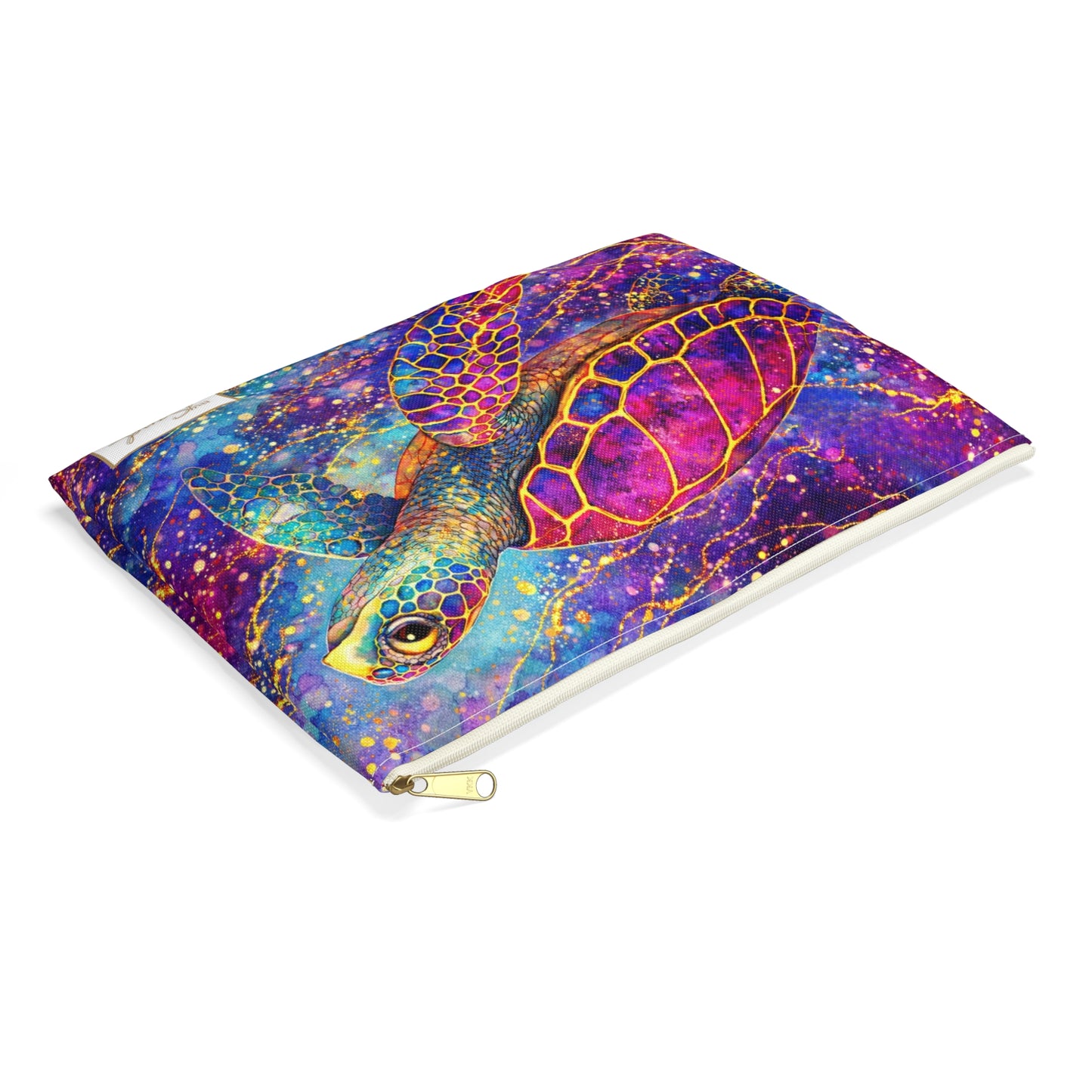 My Sand Bag™ | Watercolor Sea Turtle Essentials Pouch