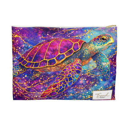 My Sand Bag™ | Watercolor Sea Turtle Essentials Pouch