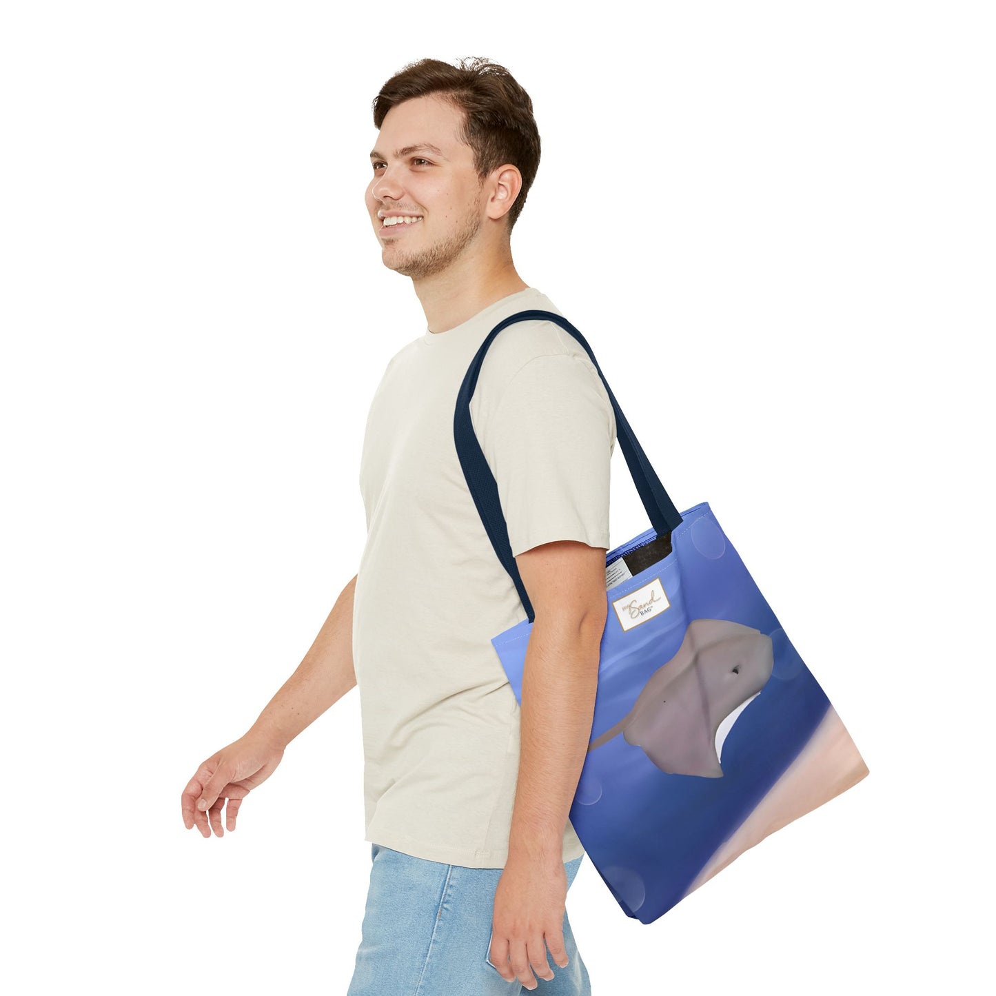 My Sand Bag™ Stingray Tote — Coastal Beach Bag | 3 Sizes
