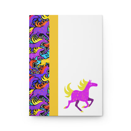 Horse Stampede Hardcover Journal | Matte Notebook