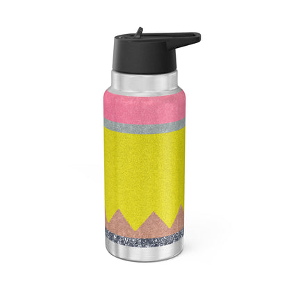 Back to School Gator Tumbler | 32oz Teacher Appreciation Stainless Steel Cup