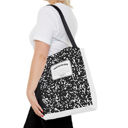 Composition Notebook Teacher Tote Bag | Back to School Gift | 3 Sizes