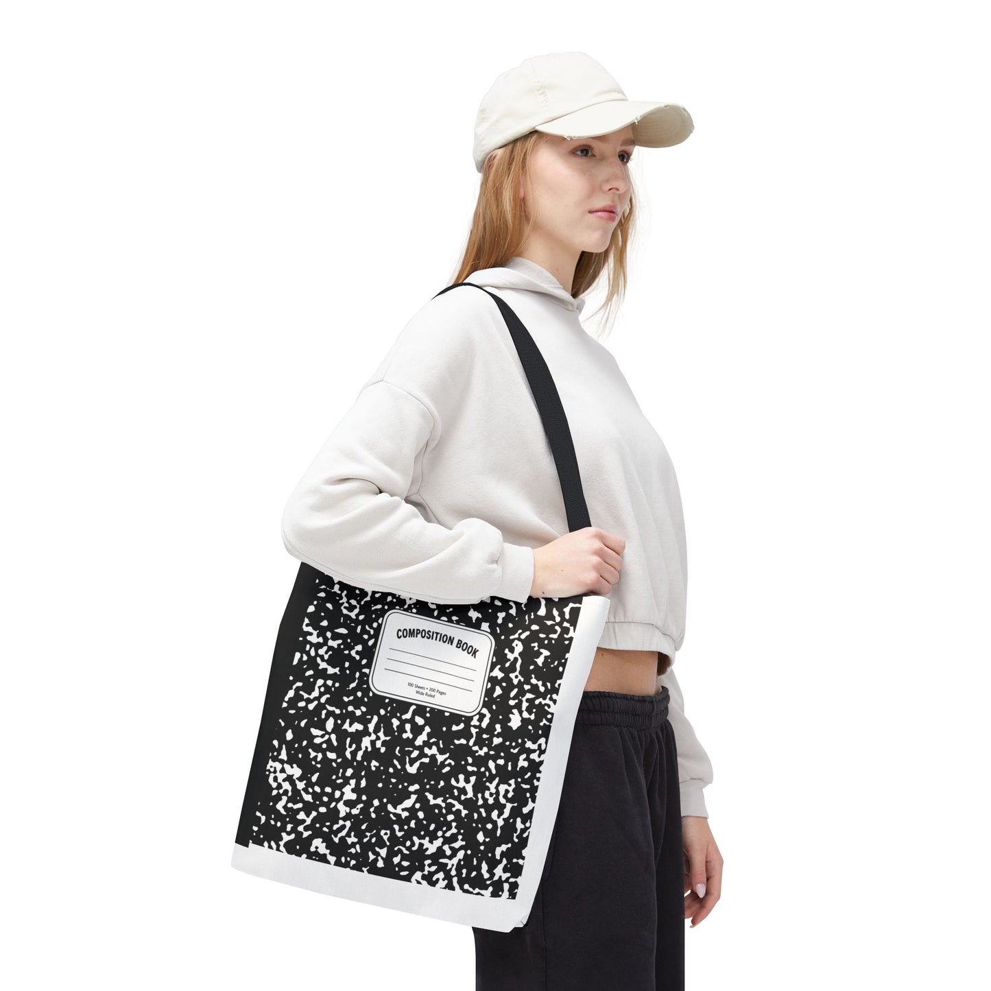 Composition Notebook Teacher Tote Bag | Back to School Gift | 3 Sizes