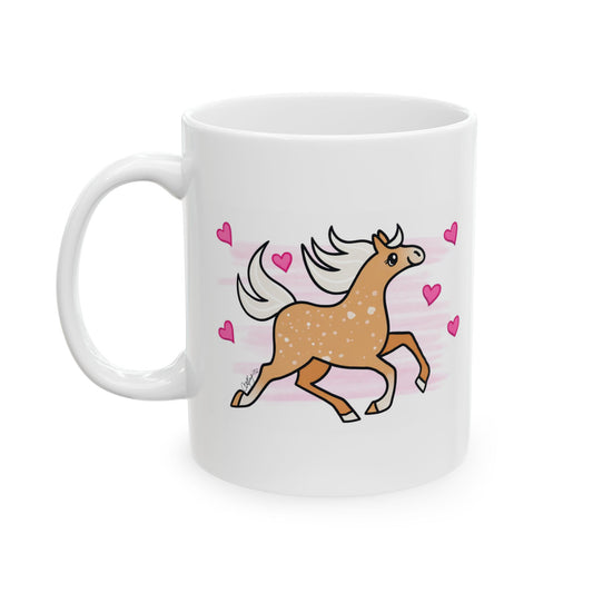 Palomino Horse Love Coffee Ceramic Mug