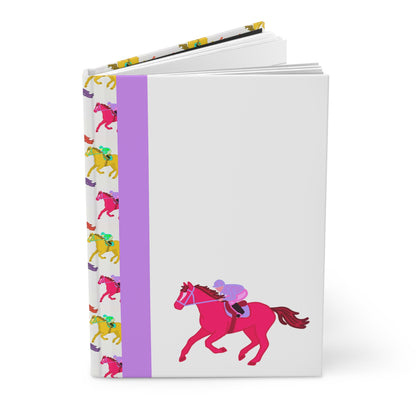 Kentucky Derby Racehorse Hardcover Journal