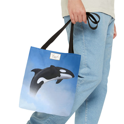 My Sand Bag™ Killer Whale Tote Bag | Orca Coastal Tote | 3 Sizes