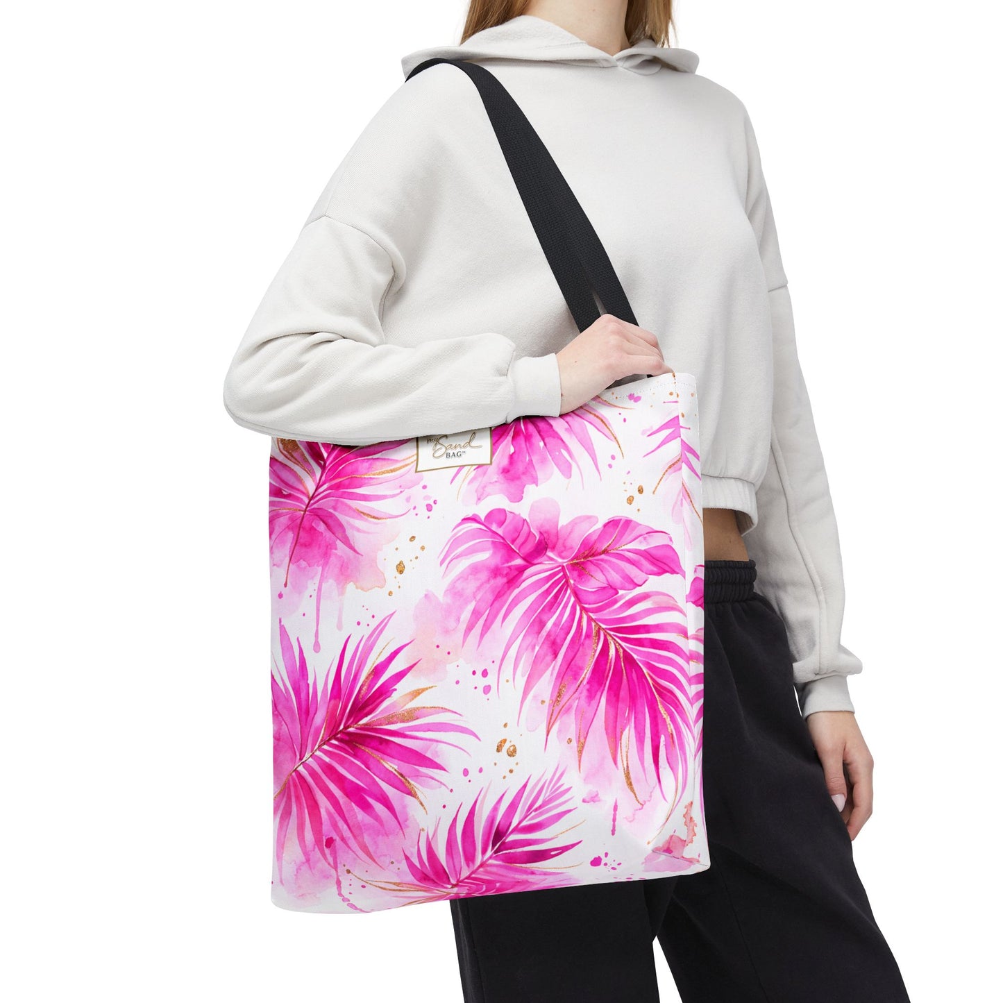 My Sand Bag™ | Pretty Pink Palm Tote