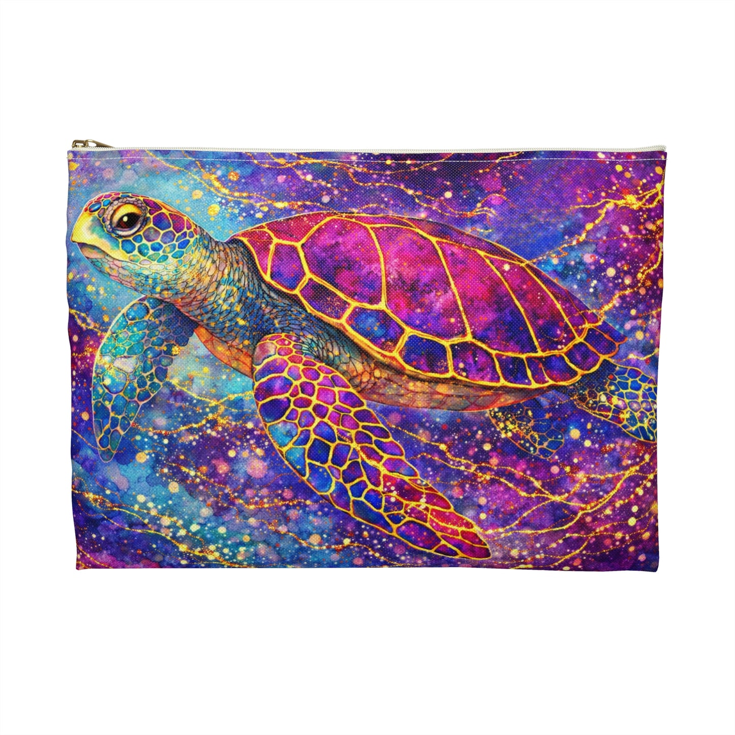 My Sand Bag™ | Watercolor Sea Turtle Essentials Pouch