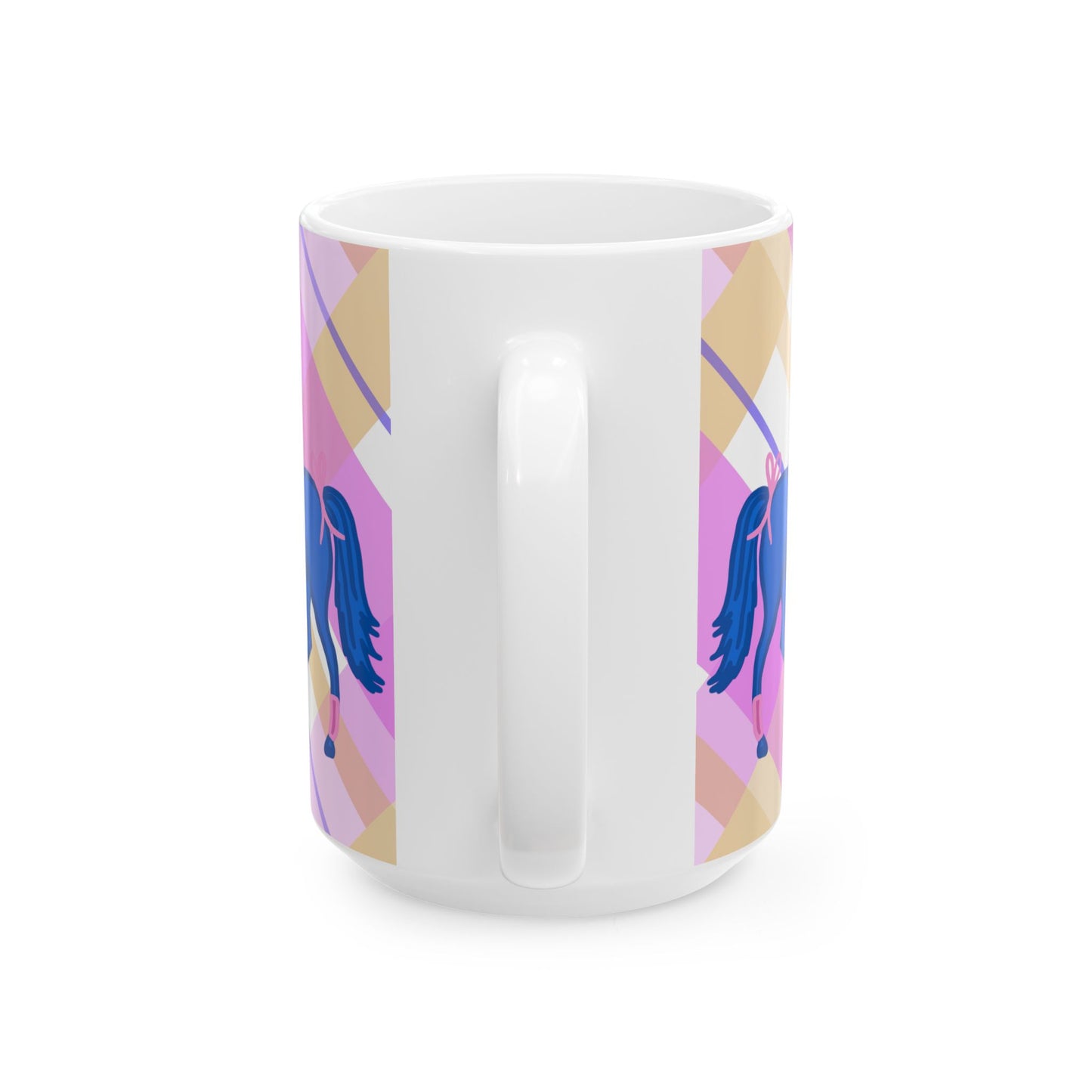 Dressage Horse Ceramic Coffee Mug | Equestrian Art | 11oz & 15oz