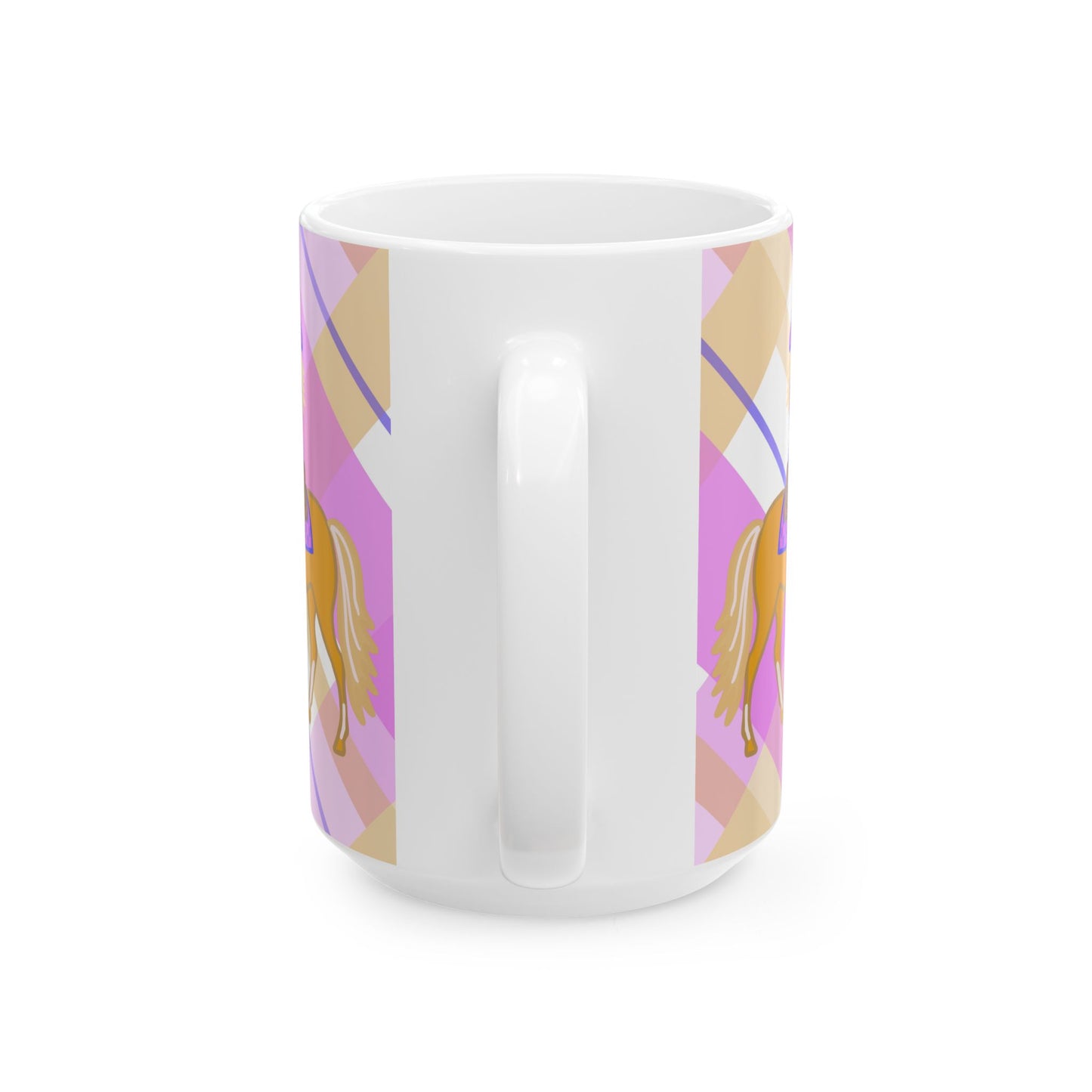 Trail Rider Western Horse Ceramic Coffee Mug | Cowgirl Art | 11oz & 15oz