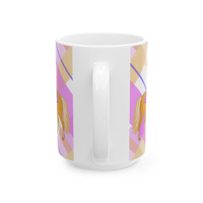 Trail Rider Western Horse Ceramic Coffee Mug | Cowgirl Art | 11oz & 15oz
