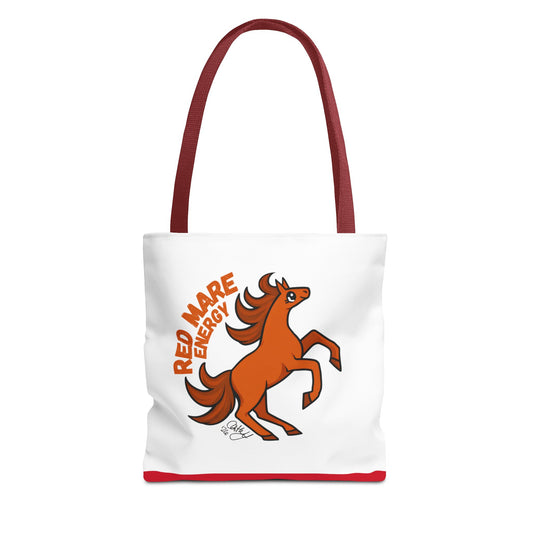 Red mare Horse Love Tote