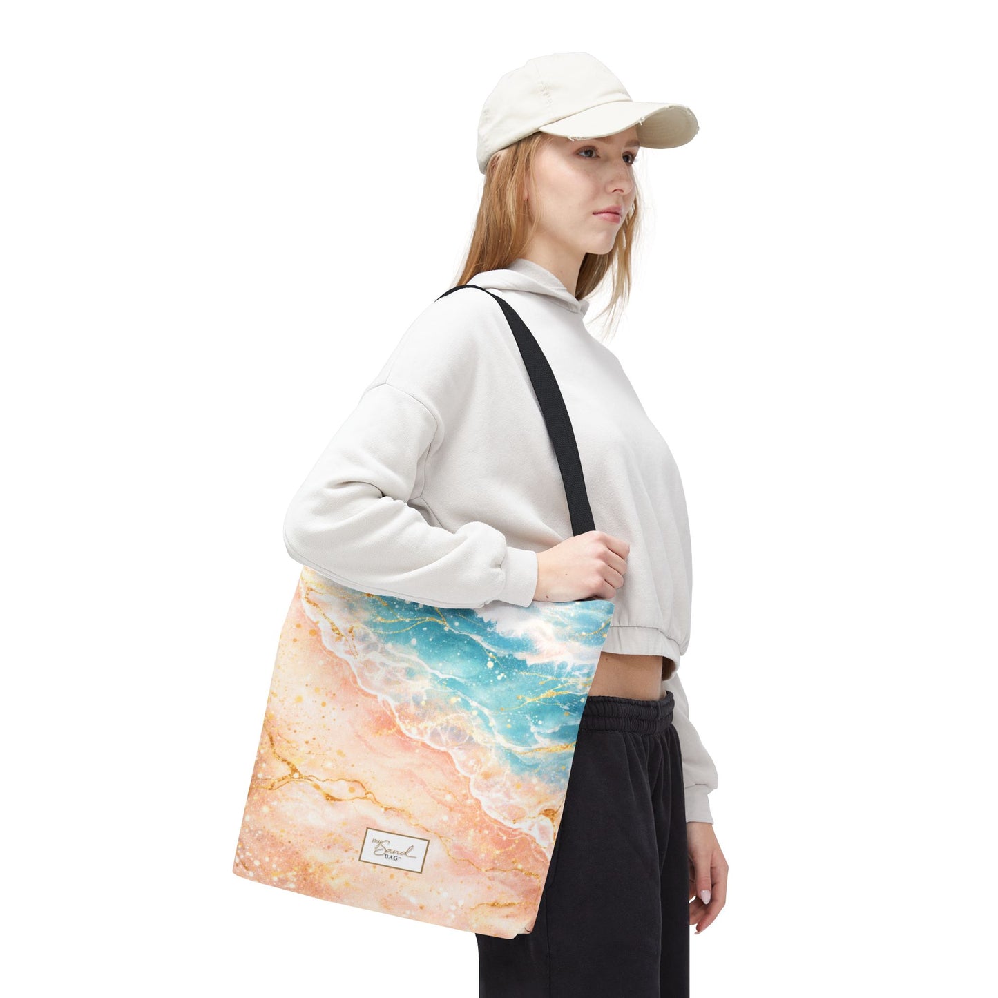 My Sand Bag™ | Watercolor Shoreline Tote