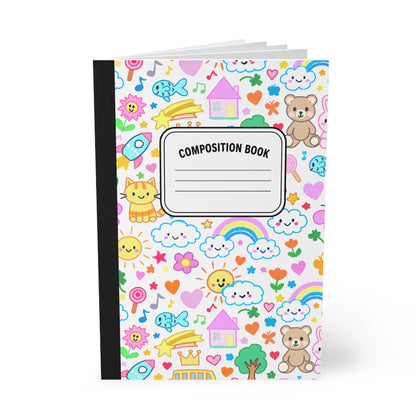 Composition Notebook School Supply | Teacher Gift Softcover Notebook | A5